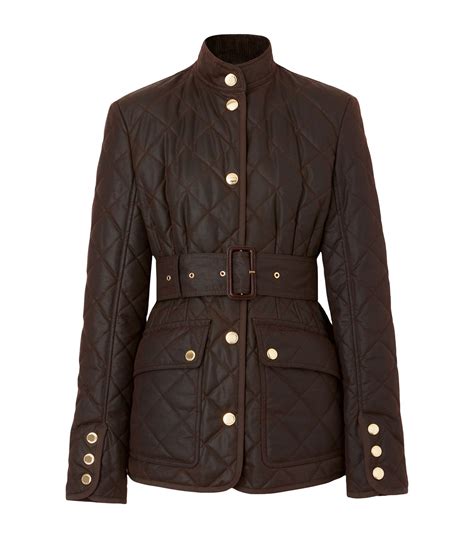 are burberry coats waterproof|Burberry wax jacket ladies.